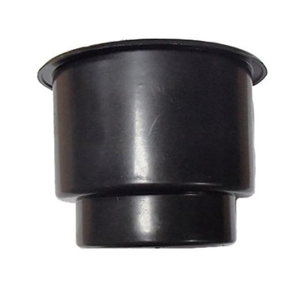 Aftermarket One (1)- Jumbo Black Plastic Cup Holder Insert in Boats RVs Campers Trucks Decks OTK20-0461 - main